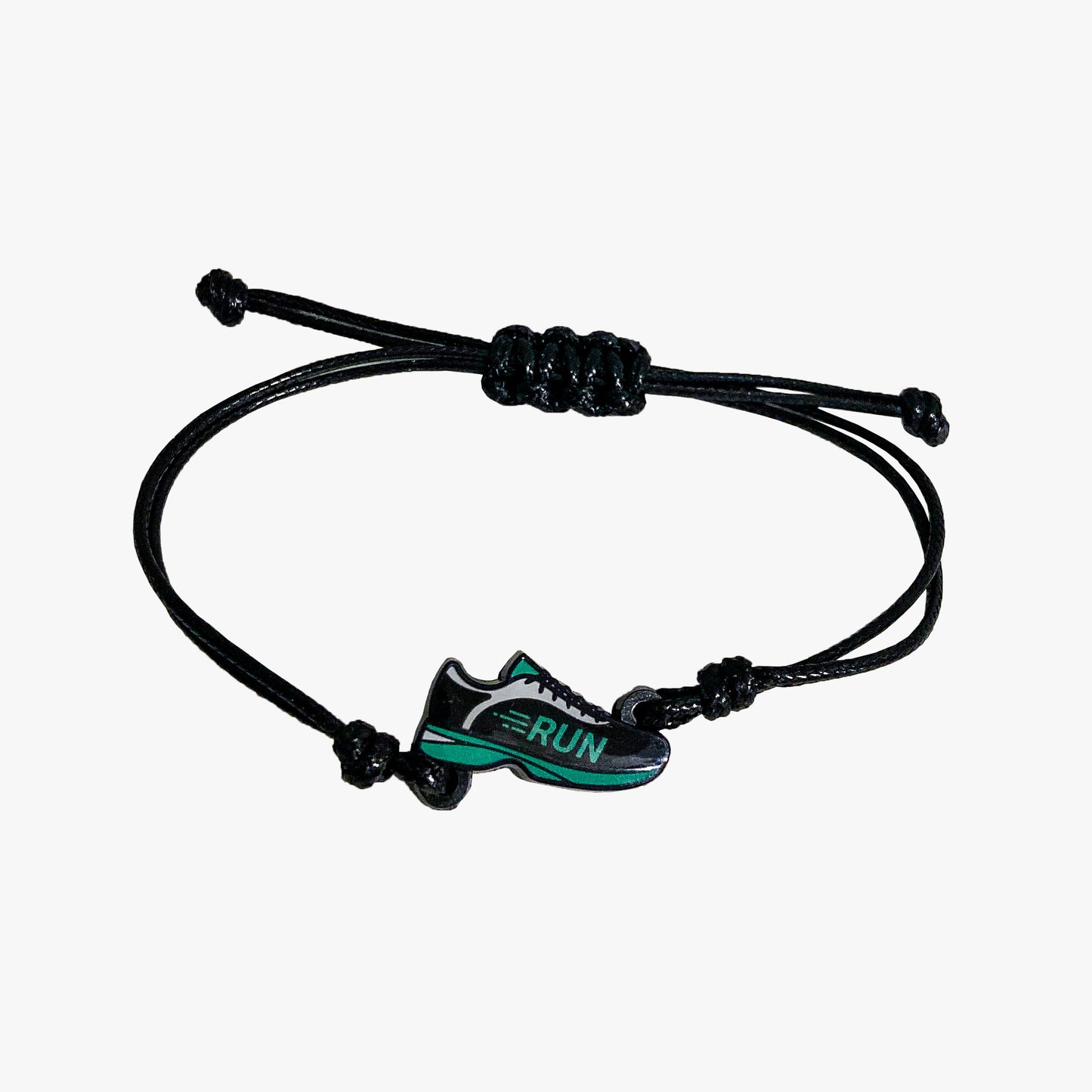 Armband "RUN" schwarz